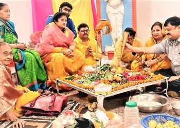 २७ चौकियों पर सवा लाख रुद्रों का अभिषेक