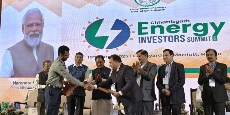 एसजेवीएन ने छत्तीसगढ़ के  मुख्यमंत्री की उपस्थिति में एमओयू समारोह आयोजित किया