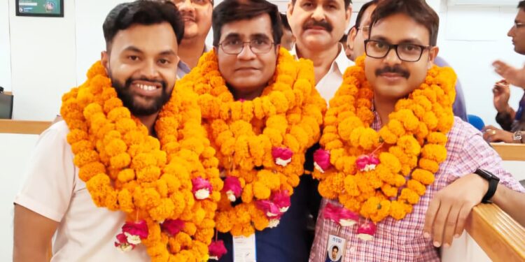 LUCKNOW :बृजेश तिवारी तथा शिवकुमार सिंह चुने गए उप-महामंत्री*