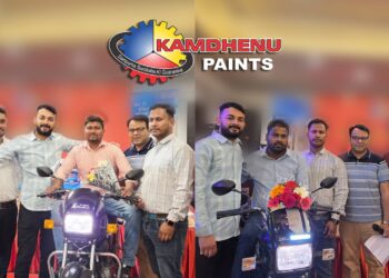 कामधेनु पेंट्स ने हल्द्वानी में सफलतापूर्वक आयोजित किया पेंटर्स मीट प्रोग्राम