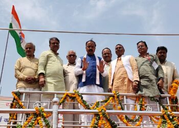 BHADOI :सपा का पीडीए परिवारवाद गुंडों और माफियाओं के लिए  : केशव प्रसाद मौर्य  