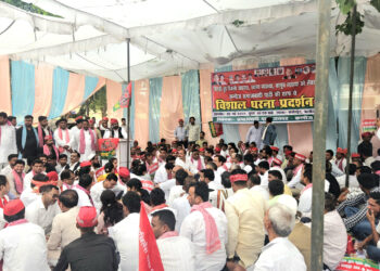 कन्नौज: बदहाल व्यवस्था को लेकर सपा का हल्ला बोल