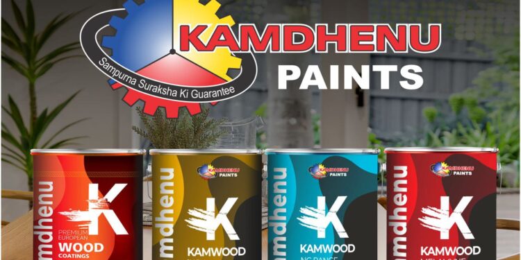 कामधेनु पेंट्स ने अपने उत्पाद पोर्टफोलियो का विस्तार करते हुए प्रीमियम वुड कोटिंग रेंज लांच किया