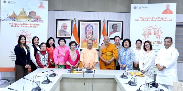 यूपी के बौद्ध तीर्थस्थलों को वैश्विक स्तर पर प्रमोट कर रही योगी सरकार* 