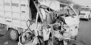 जोधपुर के बालेसर में हुआ भीषण सड़क हादसा ,6 लोगों की मौत ,14 घायल