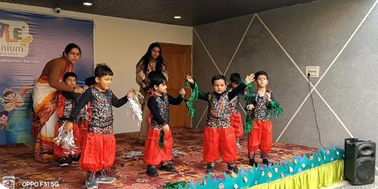 LUCKNOW-लिटिल मिलेनियम स्कूल में नन्हे मुन्ने बच्चों ने डांस कर जीता अभिभावकों का दिल