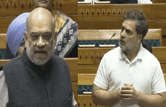 NEW DELHI-SIR मामले में अमित शाह और नेता विपक्ष राहुल गांधी के बीच हुई तीखी तकरार