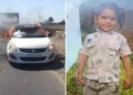 इंदौर-आग का गोला बनी कार ,मासूम बच्चे की जलकर हुई मौत