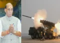 नागपुर:रक्षा मंत्री राजनाथ सिंह ने 10,000 टन क्षमता वाले एल्युमिनियम एक्सट्रूजन प्रेस परियोजना का भूमि पूजन किया