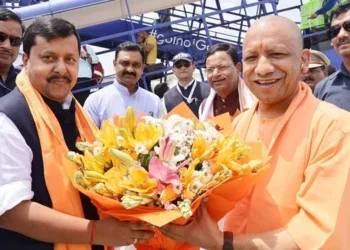 LUCKNOW-BHAJPA NATIONAL PRESIDENT NITIN NAVEEN LUCKNOW